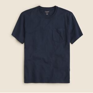 J.Crew Slim Broken-In Pocket T-Shirt Mens M Blue Short Sleeve Crew Neck Cotton